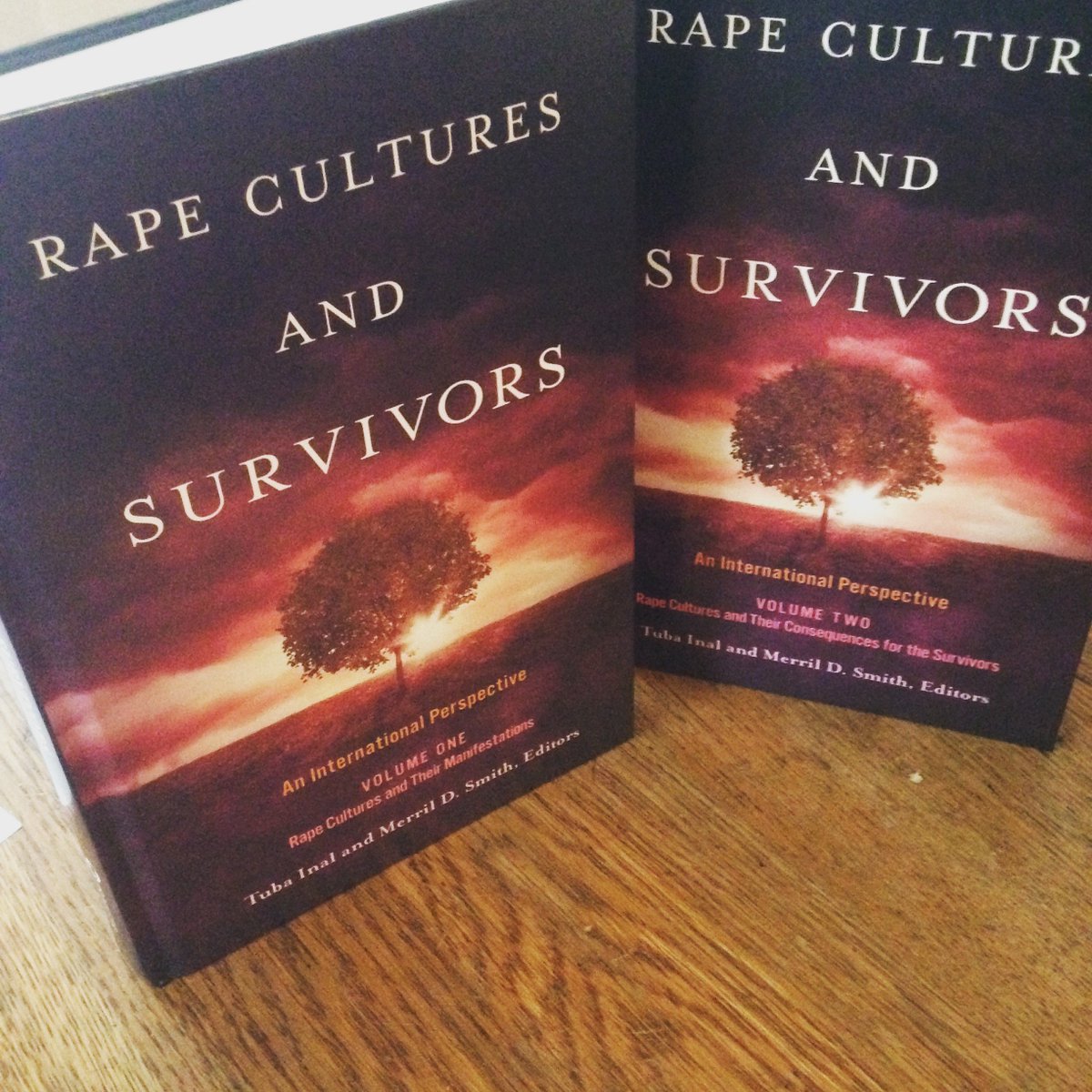merril_mds's tweet image. My latest book that I wish was not necessary, co-edited with Tuba Inal. We each wrote a chapter, as well.  It just arrived. @JG_Praeger #rapeculture  #referencebooks