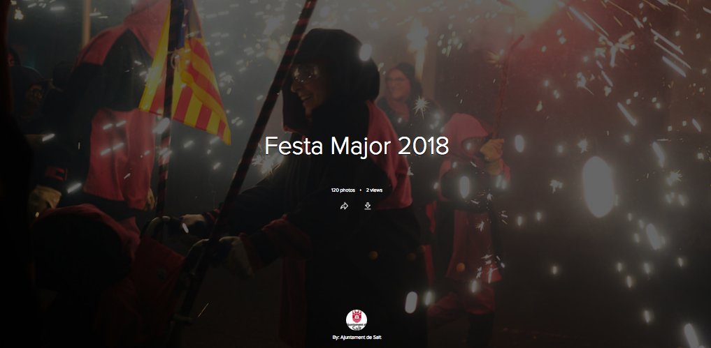 ViladeSalt's tweet photo. Galeria d'imatges de la #FMSalt18 👉 https://t.co/VMXW4fkJnT
Gràcies a totes les associacions, entitats, comerços i empreses que hi han participat i que han fet possible un any més la Festa Major de Salt. 🎉
#ViuSalt #Salt https://t.co/t0zBTih6Tl