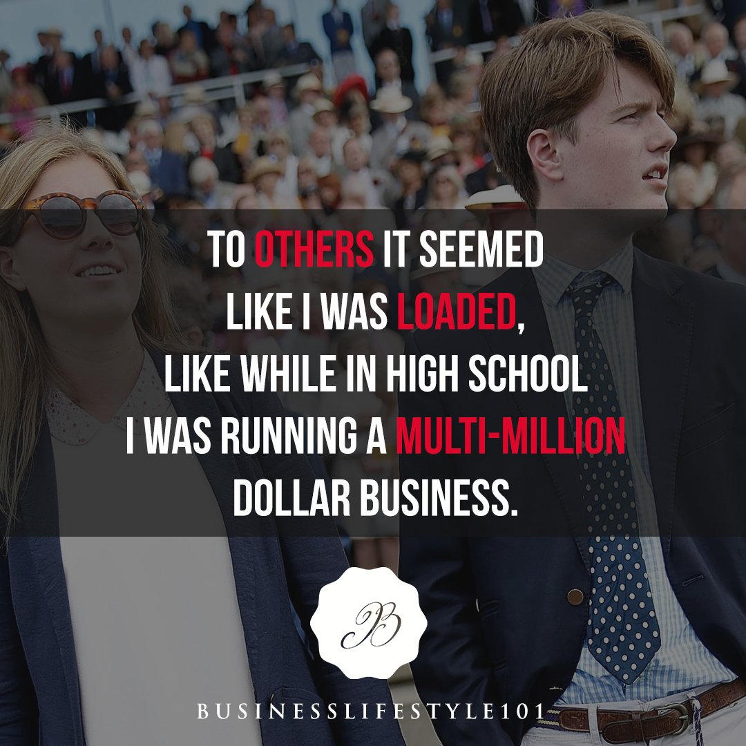 BusinessLife101's tweet photo. To others it seemed like I was loaded, like while in high school I was running a multi-million dollar business.
Read more: https://t.co/cvFsQNSlfB…/looking-rich-vs-being-r…/
🌐 https://t.co/Bh5DycAU0J

#BusinessLifestyle #businessinfashion #Entrepreneurs #entrepreneurship https://t.co/JMONCzd705