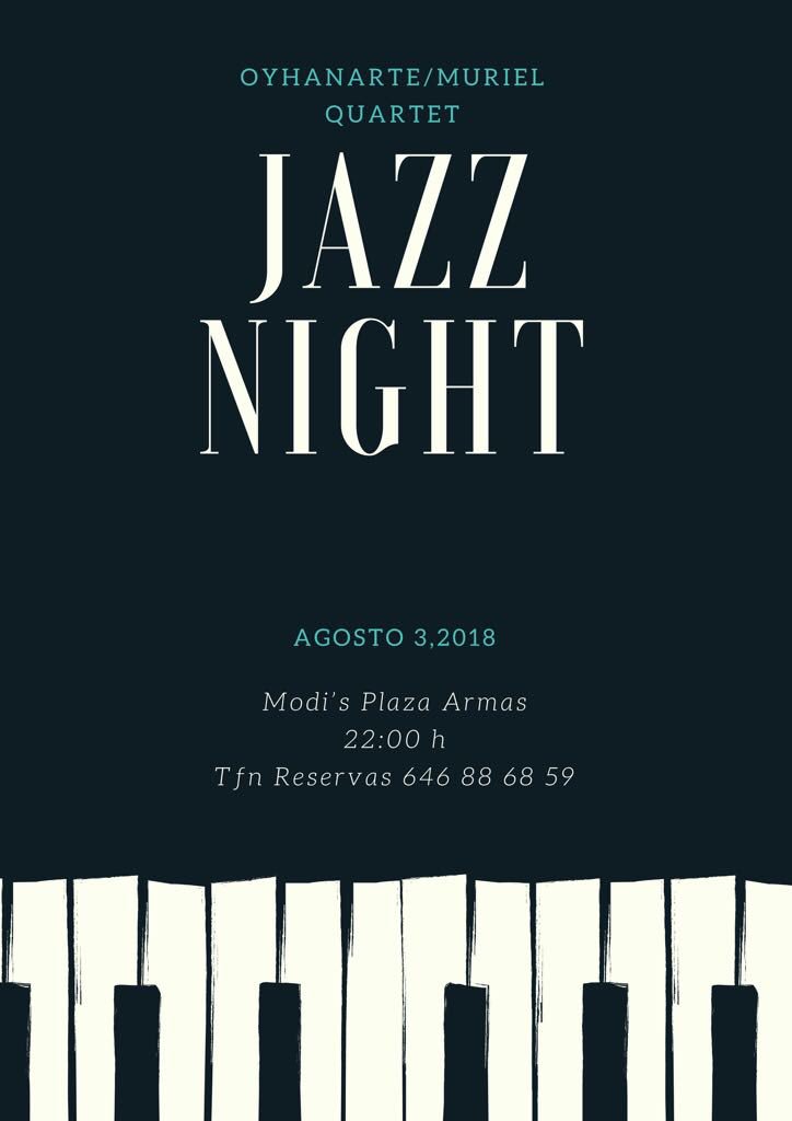 dalepunkidale's tweet photo. El próximo viernes en #Melilla, un rato con buena música y buen ambiente en la #Plaza de #Armas!! Una #Jazz #Night @MelillaNow @revistaZoco https://t.co/LomroKaZZm