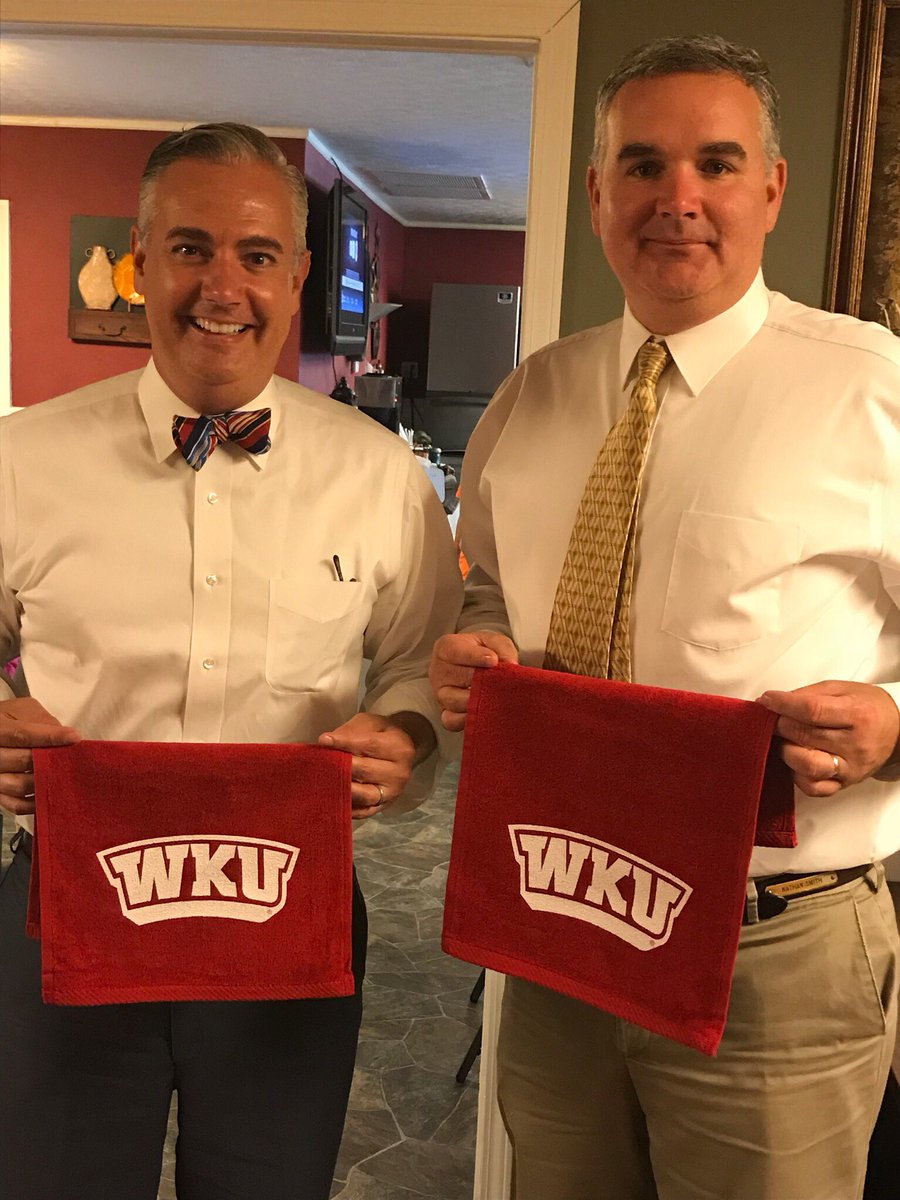 Great way to end our Big Red Road Trip. Visited with Hart County and Caverna Independent superintendents today. #savedthebestforlast