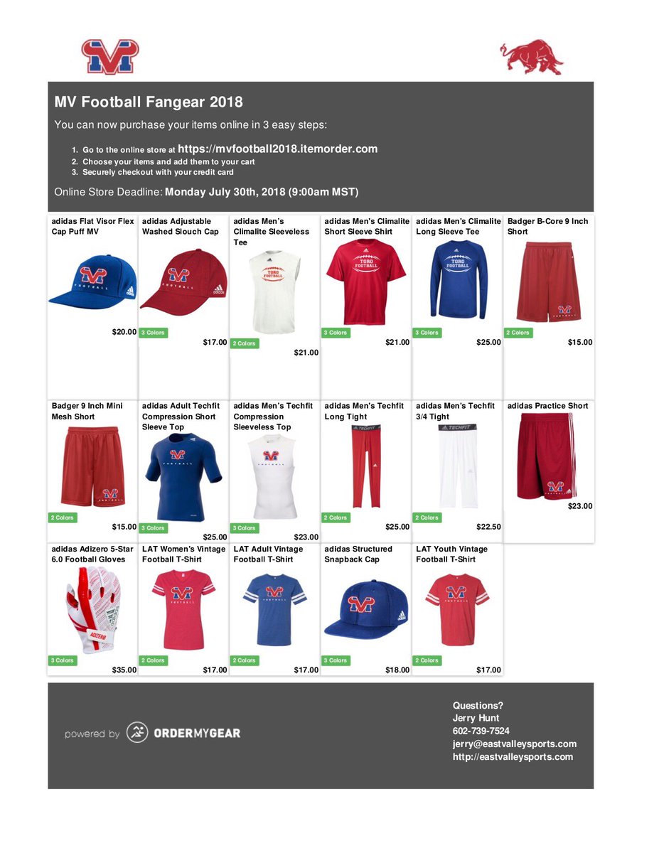 MVToro_Football's tweet photo. Last day to shop!  Store closes tonight at midnight. https://t.co/uqwu3jz0vh