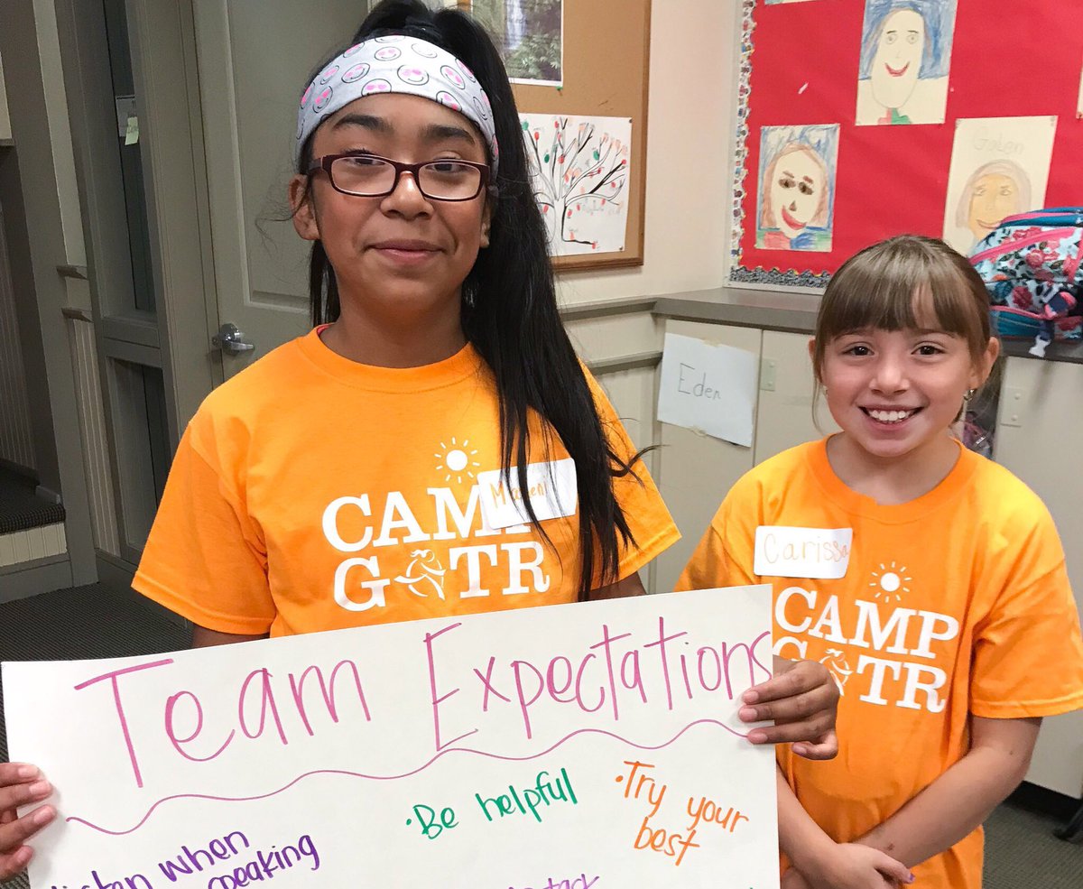 girlsontherunut's tweet photo. First day of #CampGOTR was so much fun! Campers got to meet each other, learn about team building, and participate in activities about identifying emotions. #girlshavepower #summercamp #teammagicunicorns https://t.co/TZQX8Rr7IP