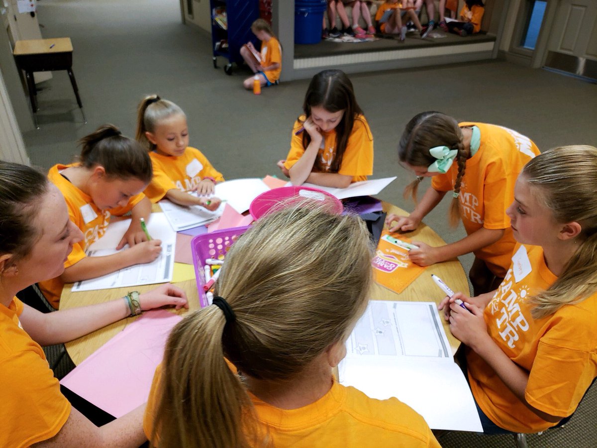 girlsontherunut's tweet photo. First day of #CampGOTR was so much fun! Campers got to meet each other, learn about team building, and participate in activities about identifying emotions. #girlshavepower #summercamp #teammagicunicorns https://t.co/TZQX8Rr7IP