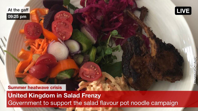 willtb72's tweet image. #FakeNewsMedia #channel4news @PotNoodle Is this true? Salad flavour pot noodle? #bombaybadboy #livenews