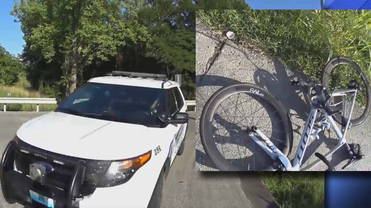 WATCH VIDEO Distracted cop on phone while driving hits bicyclist head on bit.ly/2LzBeHy?utm_so… https://t.co/7b1jsuHo37