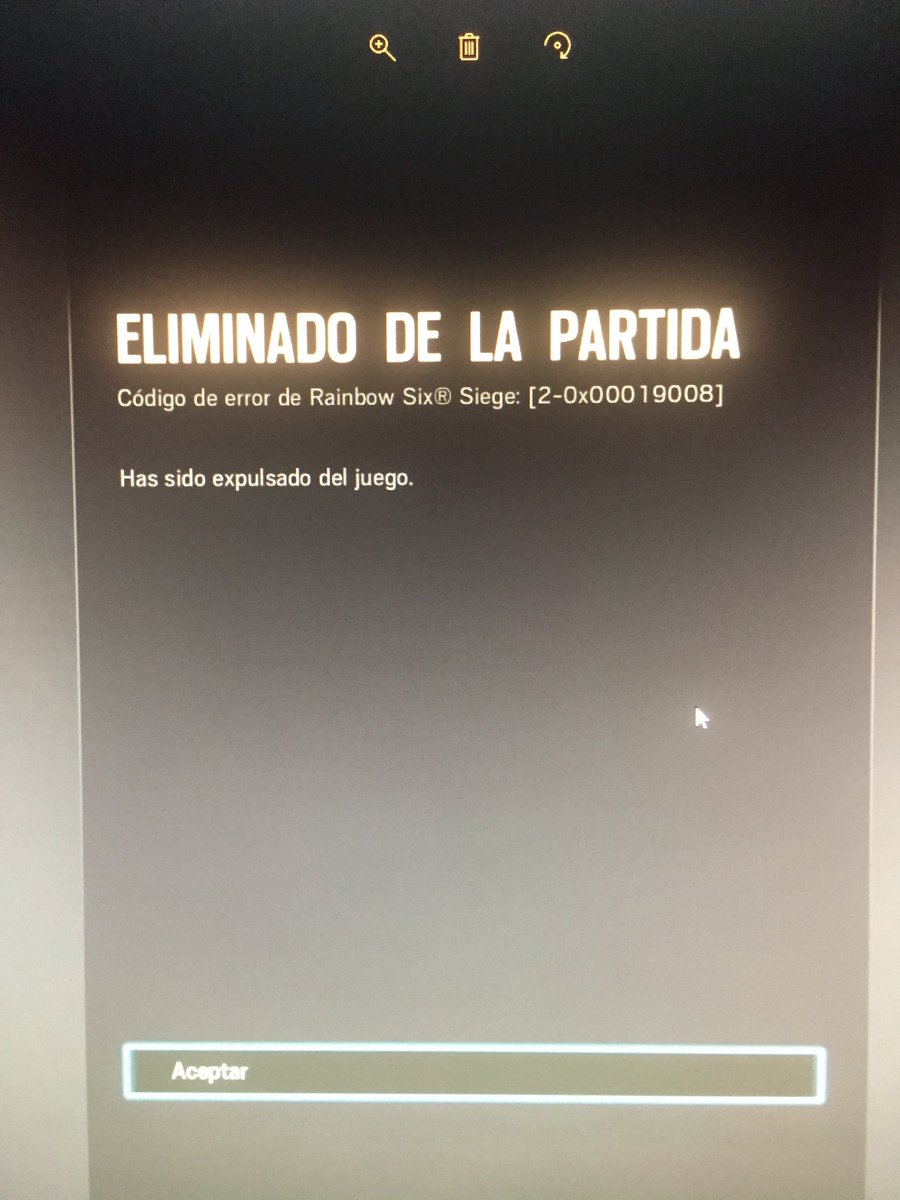 NserieR6's tweet photo. Siempre el mismo error jugando rankeds. Cada vez esta peor este juego! Lo unico que consigue es quitarme las ganas de jugar!
@Rainbow6ES @Rainbow6Game @Ubisoft_Spain @UbisoftSupport @Ubisoft
Error [2-0x00019008]
600mg por cable.. 

Pagar para esto.. es una verguenza!! https://t.co/sqCdxqRryX