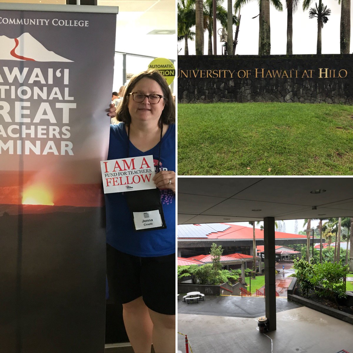 itsmrscinelli's tweet photo. Day 2 of my @FundforTeachers Fellowship at the Hawaii National Great Teachers Seminar...ready to soak up some learning from some amazing colleagues!! Can’t wait to bring this awesome learning home to Stamford Public Schools! #FFTFellows #alohalearning @SPSSuper @spsassistsuper https://t.co/xC2PJ0KFS0