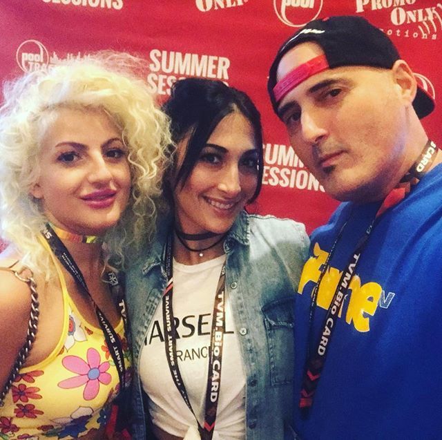 whomag's tweet photo. With these two awesome people @tinadecara and @aliciamadison at #posummersessions #tinadecara #aliciamadison #whomag #whomagtv #dmtv #ifametv #edm #edmmusic #edmlifestyle #edmgirls #edmfestival #hiphop #hiphopmusic #hiphopnation #robschwartz #promoonly #… https://t.co/dwBwx3xh3f https://t.co/ezXiBJ5Q4m