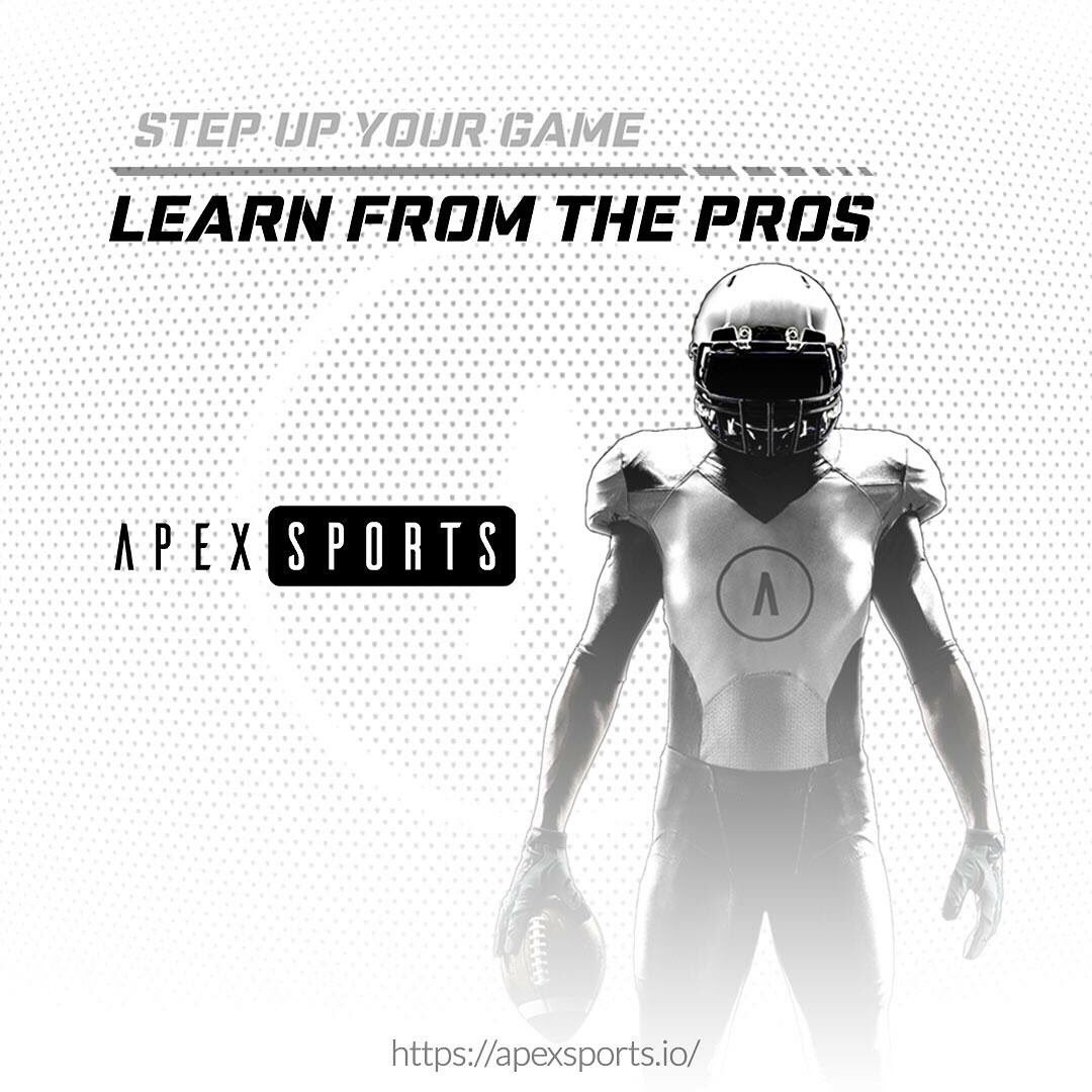 Apex Sports brings you exclusive content from current NFL players to take your game to the next level. Technique, drills, recruiting tips and more directly from the best players in the world. Learn from the best to reach your Apex. LINK BELOW

apexsports.io

#ApexSports