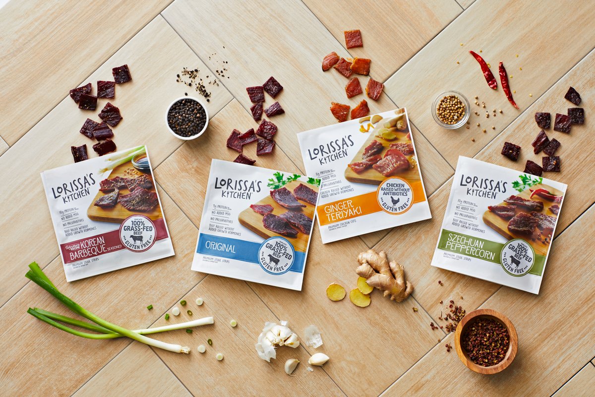 Looking for a delicious protein-packed snack? @LorissasKitchen snacks keep me active and feeling great at home or on the go! The Ginger Teriyaki is my new fave! Get Lorissa's Kitchen protein snacks on Amazon ➡️ clvr.li/2IYFjny #LorissasKitchen #WhatAreYouMadeOf #ad