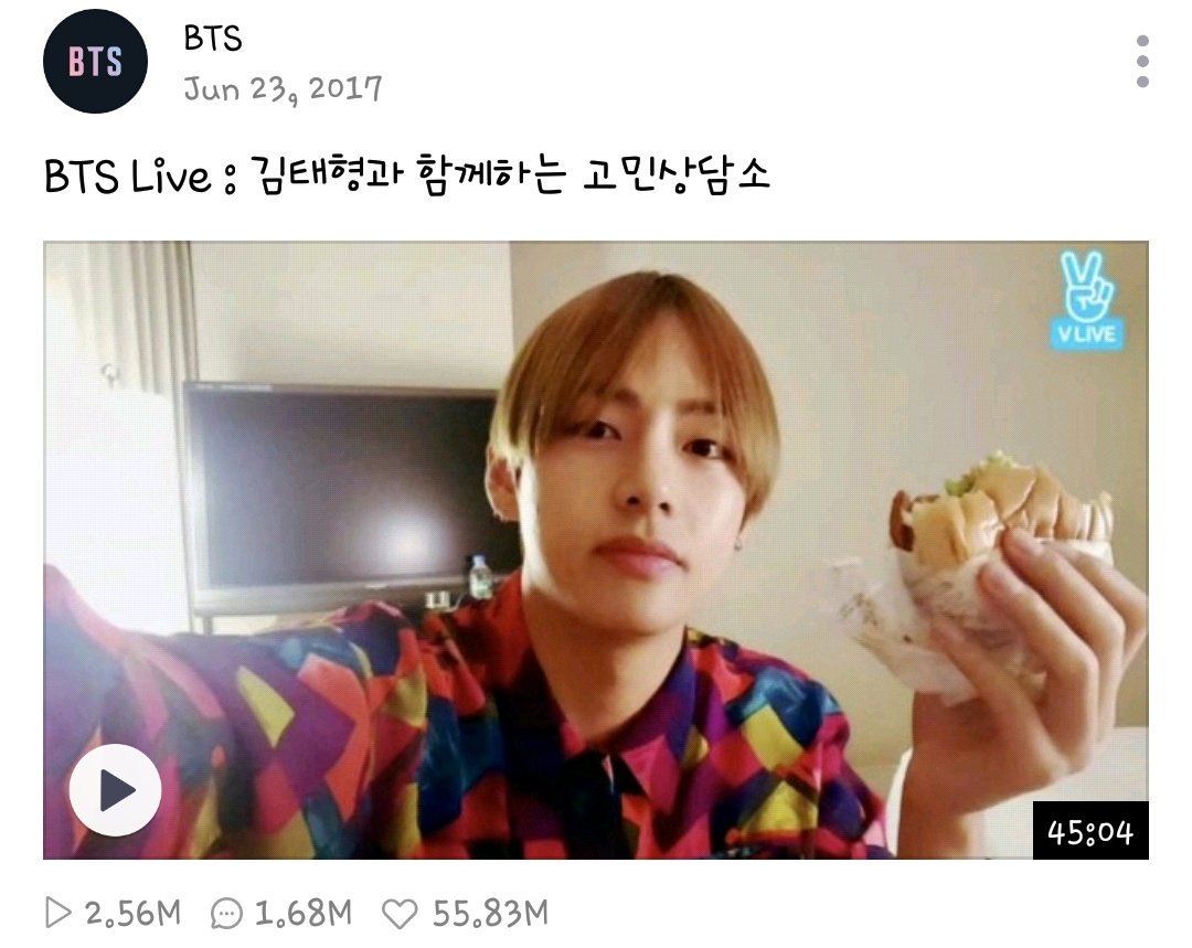 Vlive bts