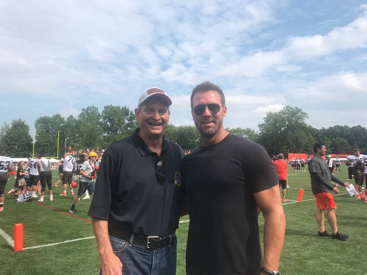 Bernie Kosar On Twitter Talking A Little Football With Tim Couch