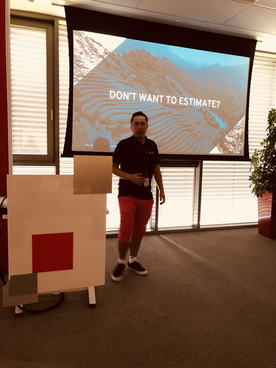 DomiBula's tweet image. Should we or should we not estimate tasks? Make sure that you know the answer next time someone asks linkedin.com/in/fernandocol… @RedHatJobs #agiledevelopment #RHAgile #Training at @redhatcz