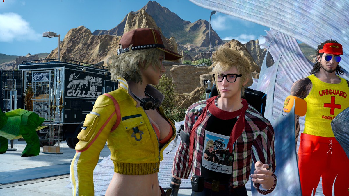 SakuraLunafreya's tweet photo. #Prompto #Cindy #PrompDy #PromDy #FFXV #FinalFantasyXV #PromptoArgentum #CindyAurum #FFXVWindowsEdition #Ansel #NvidiaAnsel https://t.co/I70wGuIhys
