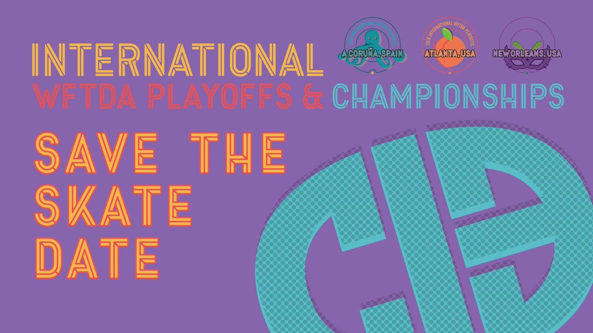 CIBCrew's tweet photo. Weโve paired up with @WFTDA to bring you #OFFICIALAF Shred Sessions after each of the Playoffs and Champs tournaments this year! Head to Facebook to #savetheskatedate and find out all the juicy details! https://t.co/vtfD7Ppuu7 #derbytwitter #chicksinbowls #wftda #rollerderby https://t.co/hnD5uqxo2r
