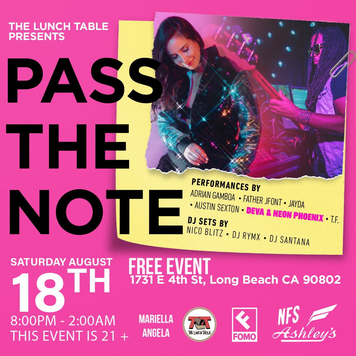 thelunchtable's tweet image. Networking | Hip Hop | Live Performances | #PassTheNote — RSVP 👉🏽 bit.ly/passthenote