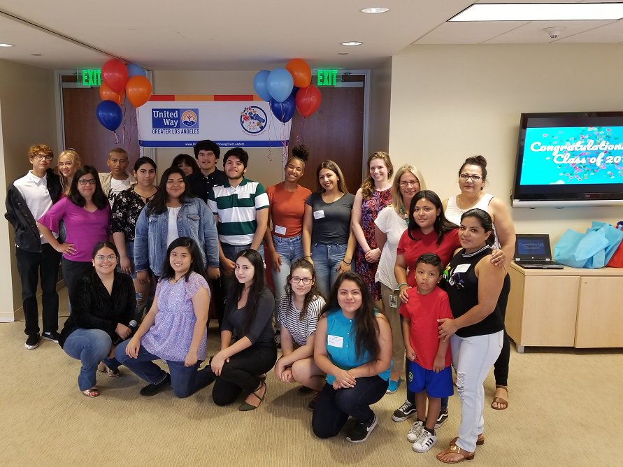 LAUnitedWay's tweet photo. Congratulations to our Young Civic Leaders Program class of 2018! Fifteen of our graudating students will be attending 4-year university’s all across CA  this upcoming year! #YCLP https://t.co/aIG29pjdlS