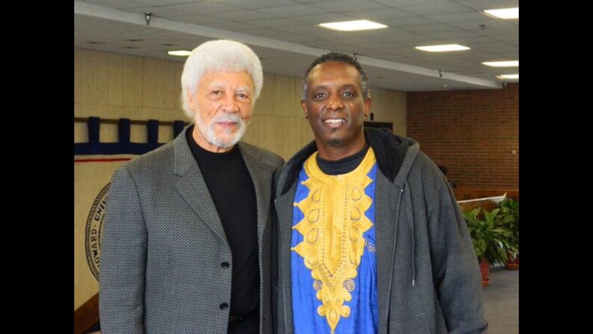 AfricanaCarr's tweet photo. Thanks to Sister Dr. @ElsieScot and the @Walters_Legacy , Brother #RonDellums spent part of his elderhood as a Scholar-in-Residence at #HowardU . Here he is with Alvin Thornton, Andrew Billingsley, President Sidney Ribeau and me at one of many forums and symposia he helped mount. https://t.co/IaOw4L7gjT