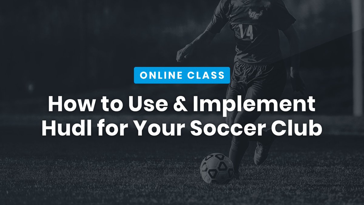 🚨Join our online class with a Hudl pro tomorrow at 11 a.m. CT to dive deeper into what Hudl can do for your soccer club. Sign up: ow.ly/t6ge30lbMQi