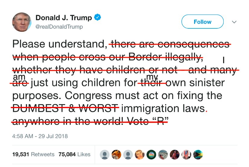 .<a href="/realDonaldTrump/">Donald J. Trump</a>: fixed it for you.