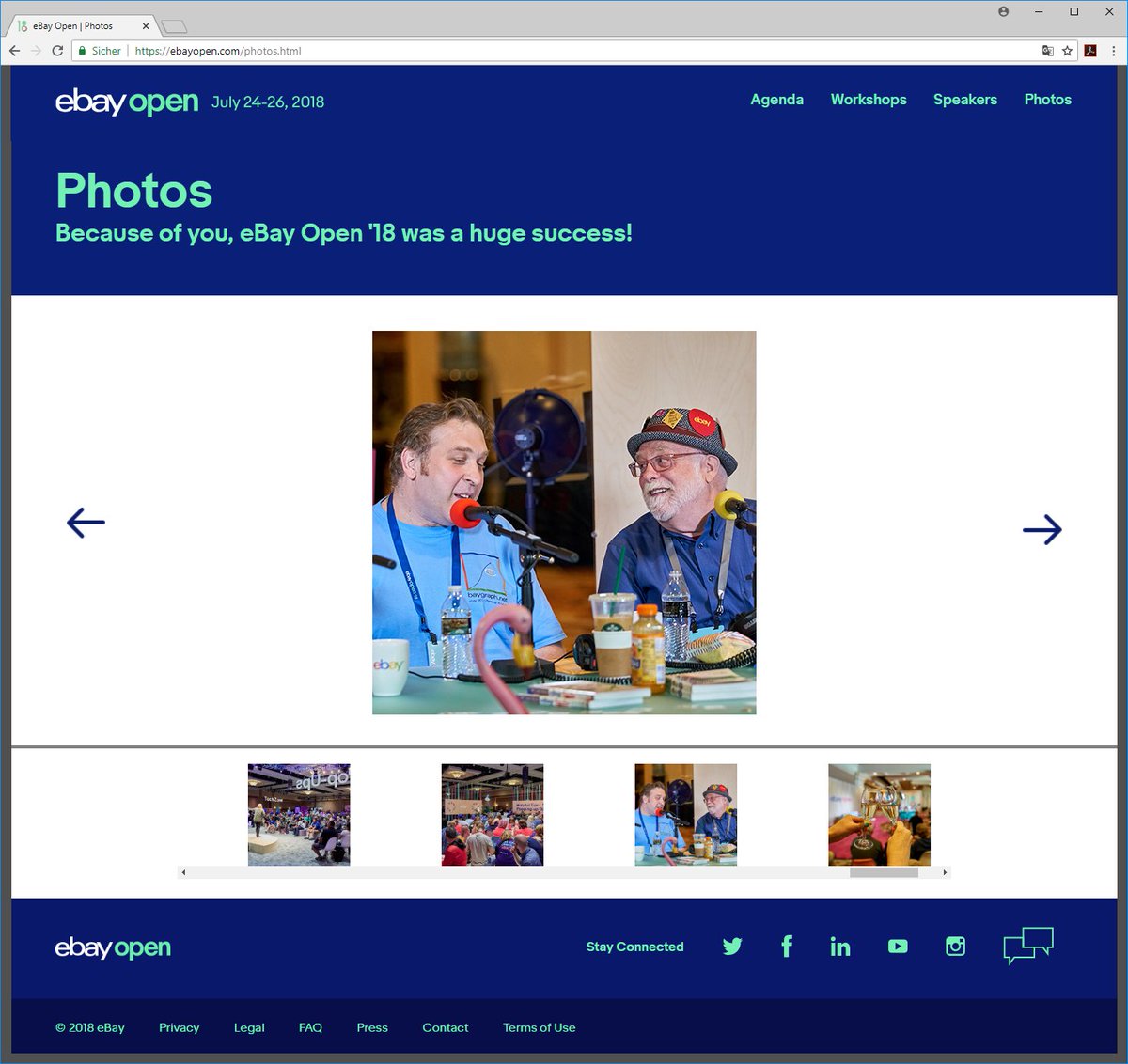 michagross's tweet photo. #ebayopen2018 super Bildauswahl auf der offziellen ebay Open Site, ich freu mich dabei gewesen zu sein. #ebayRadio #ebay https://t.co/srQqjG8WaV