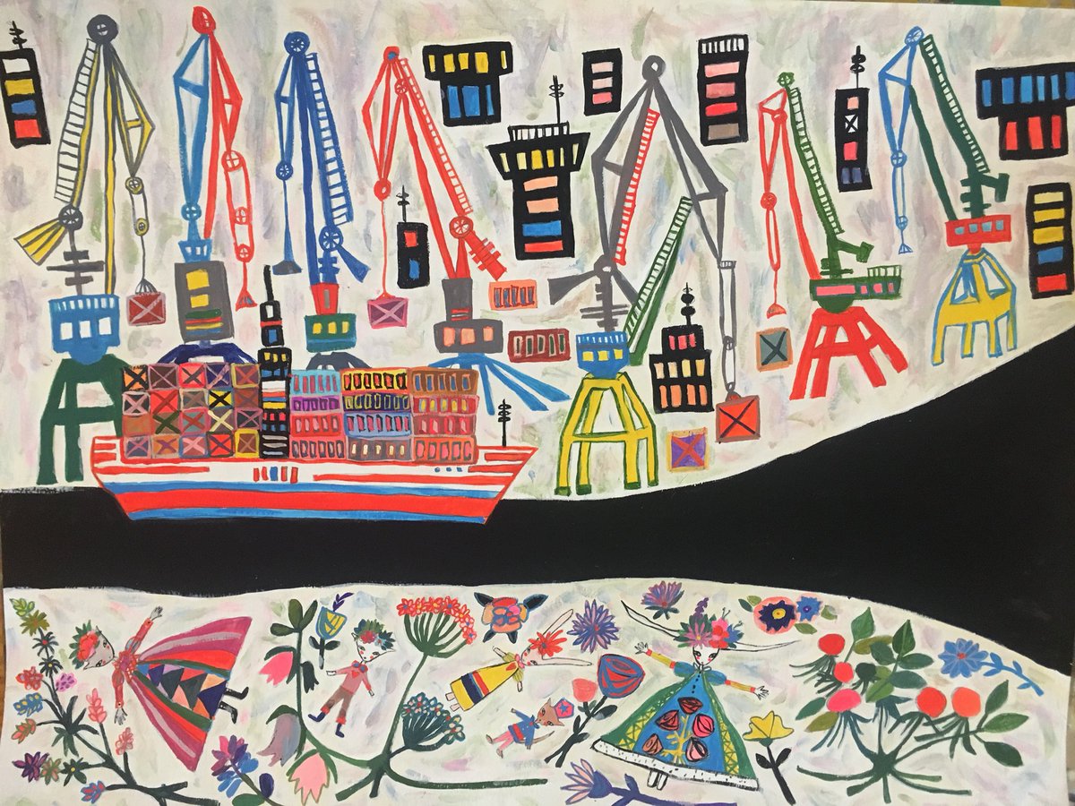 suzannekiggins's tweet photo. At The Port #contemporaryart #brooklynartist #art https://t.co/sfNo68o71W
