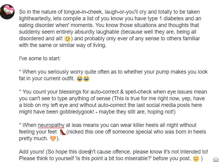 diabeticswithed's tweet image. Any of your own come to mind? 🤔🃏 😄#T1ED #Diabulimia #EDDMT1 #eatingdisorders #mentalhealth #T1D #Type1diabetes