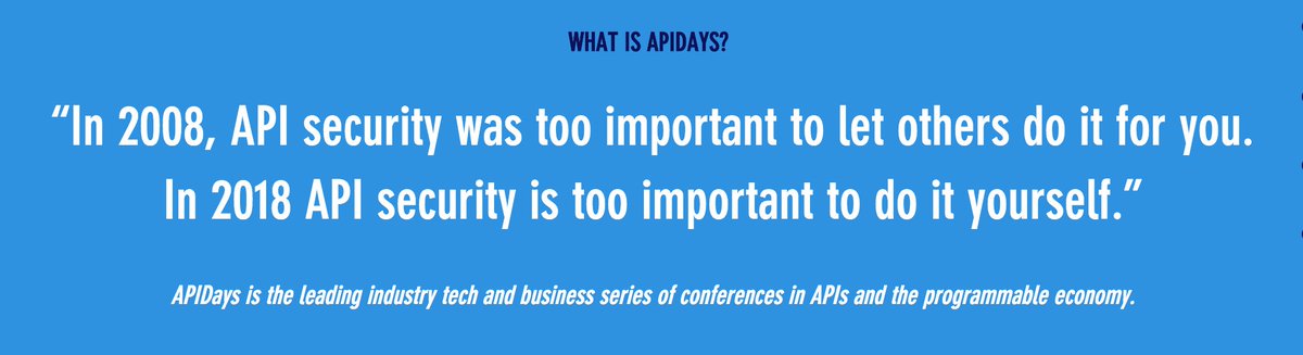 We're heading to <a href="/APIdaysGlobal/">apidays Global</a> in San Francisco tomorrow, a conference on #Identity and #Security in the API world. Find us and say hello! <a href="/bmizerany/">Blake Mizerany</a> <a href="/caseyrosenthal/">Casey Rosenthal</a> <a href="/dtauvdiodr/">craquemattic (he/him) 🏳️‍🌈</a>