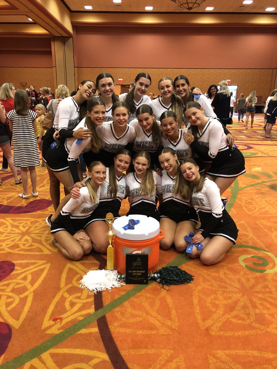 MWHSDance's tweet photo. We loved every second of UDA Camp! Thank you to everyone who supported us, challenged us and inspired us this weekend. We’re coming home with all blue ribbons, 1 pin it forward, superior trophy, 4 All Americans and the most honoring award, the leadership award!  @MWHSWildcats https://t.co/R4AckemI1k