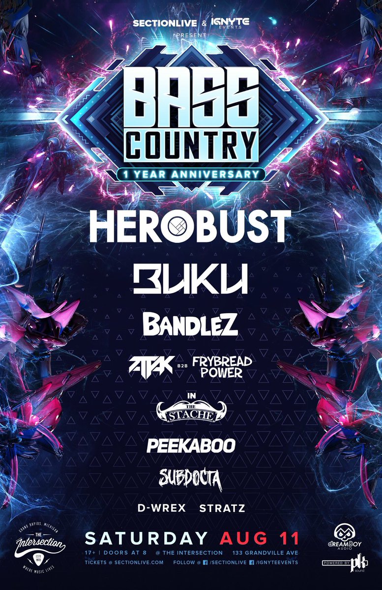 DetroitEDMFam's tweet image. BASS COUNTRY GIVEAWAY 🆘🔊

RT for a chance to win 2 tickets to the show!

I bid you goodluck!