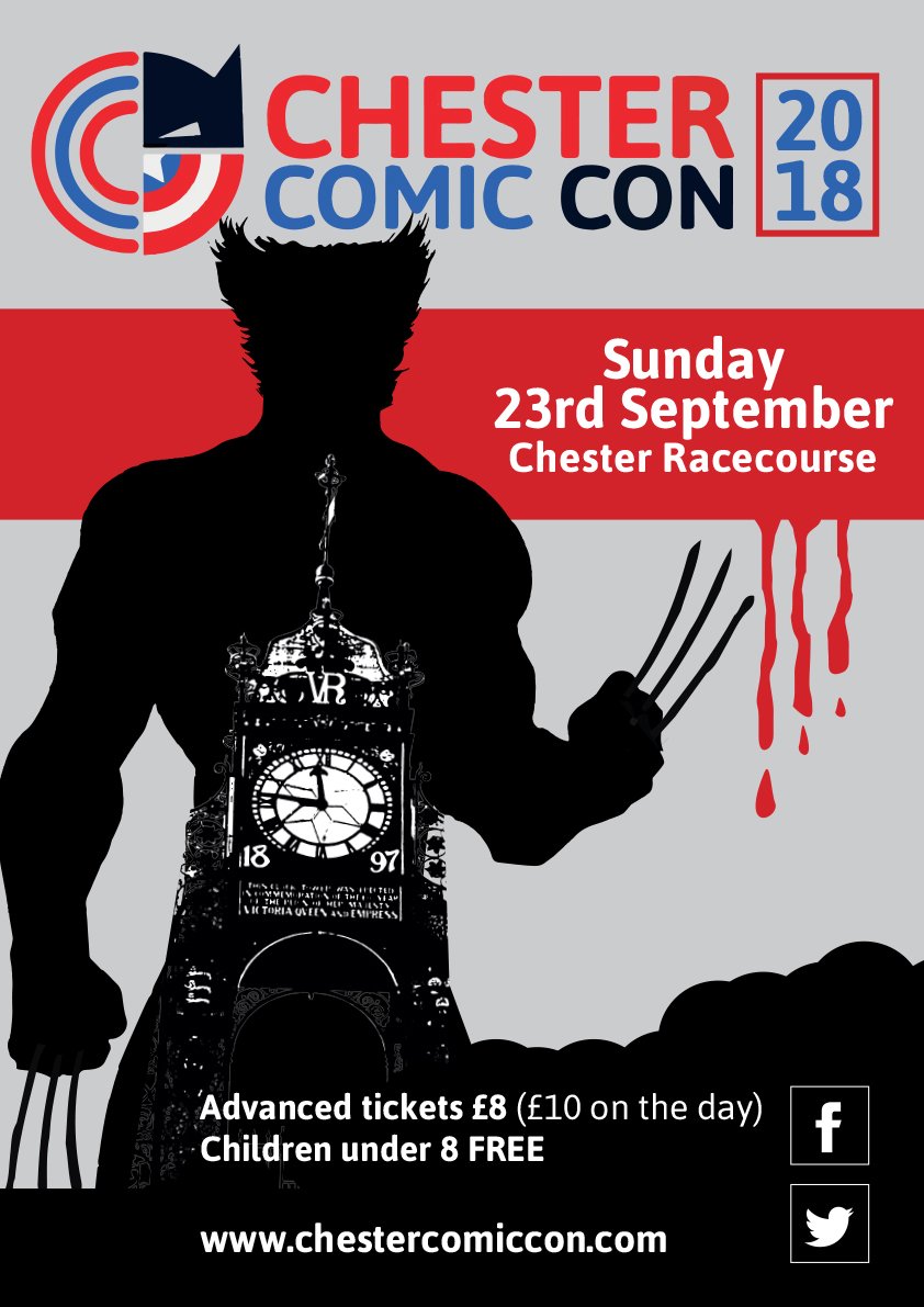 This years teaser poster. Tickets on sale now at chestercomiccon.co.uk