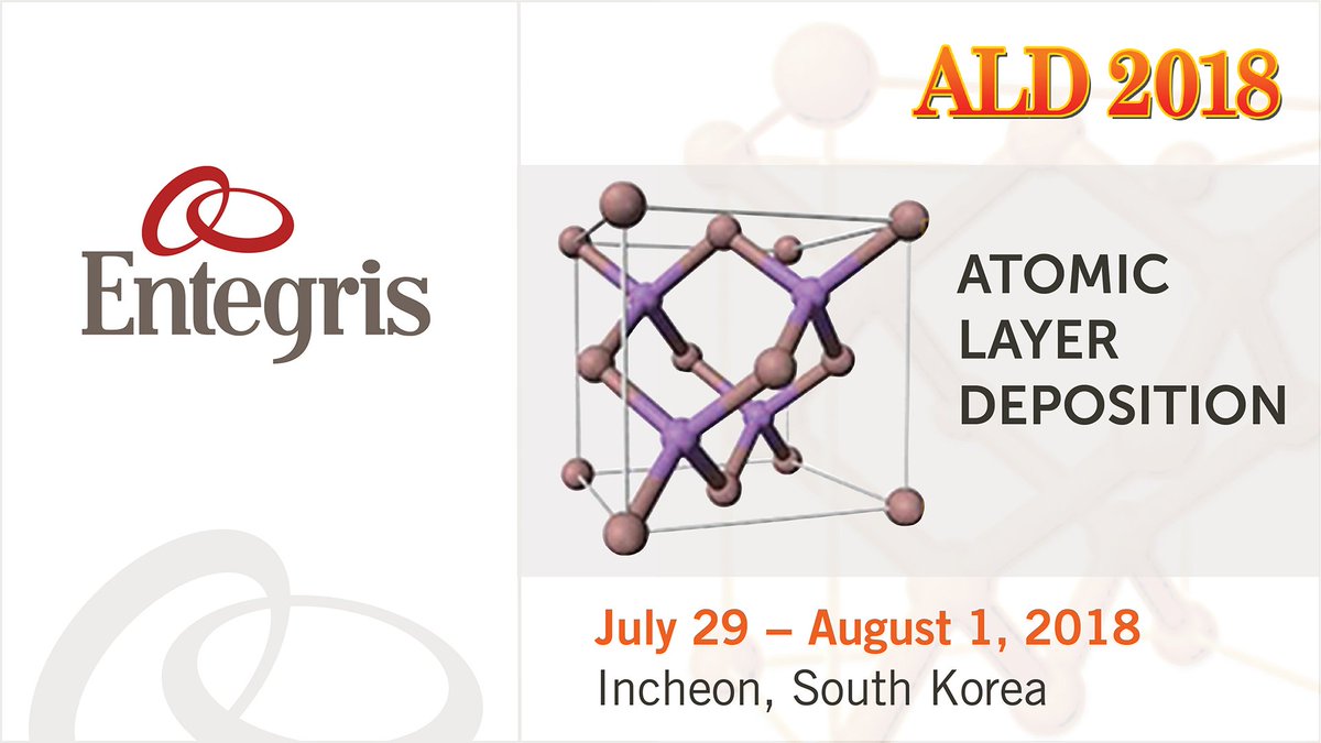 Entegris's tweet photo. #Entegris technical experts will be holding onsite customer meetings. Contact us to request a meeting. https://t.co/gzPmsvDXzb. #ALDALE2018 #ALDALE201 #AvsAld #ALE2018 #ALD2018 #atomiclayer #etching #technology #science #AtomicLayerDeposition https://t.co/W8ulaIdZ4L