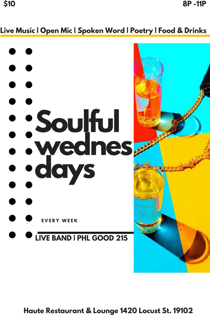 PhiladelphiaRe4's tweet image. Soulful Wednesdays #Soulfulwednesdays #CenterCitySip