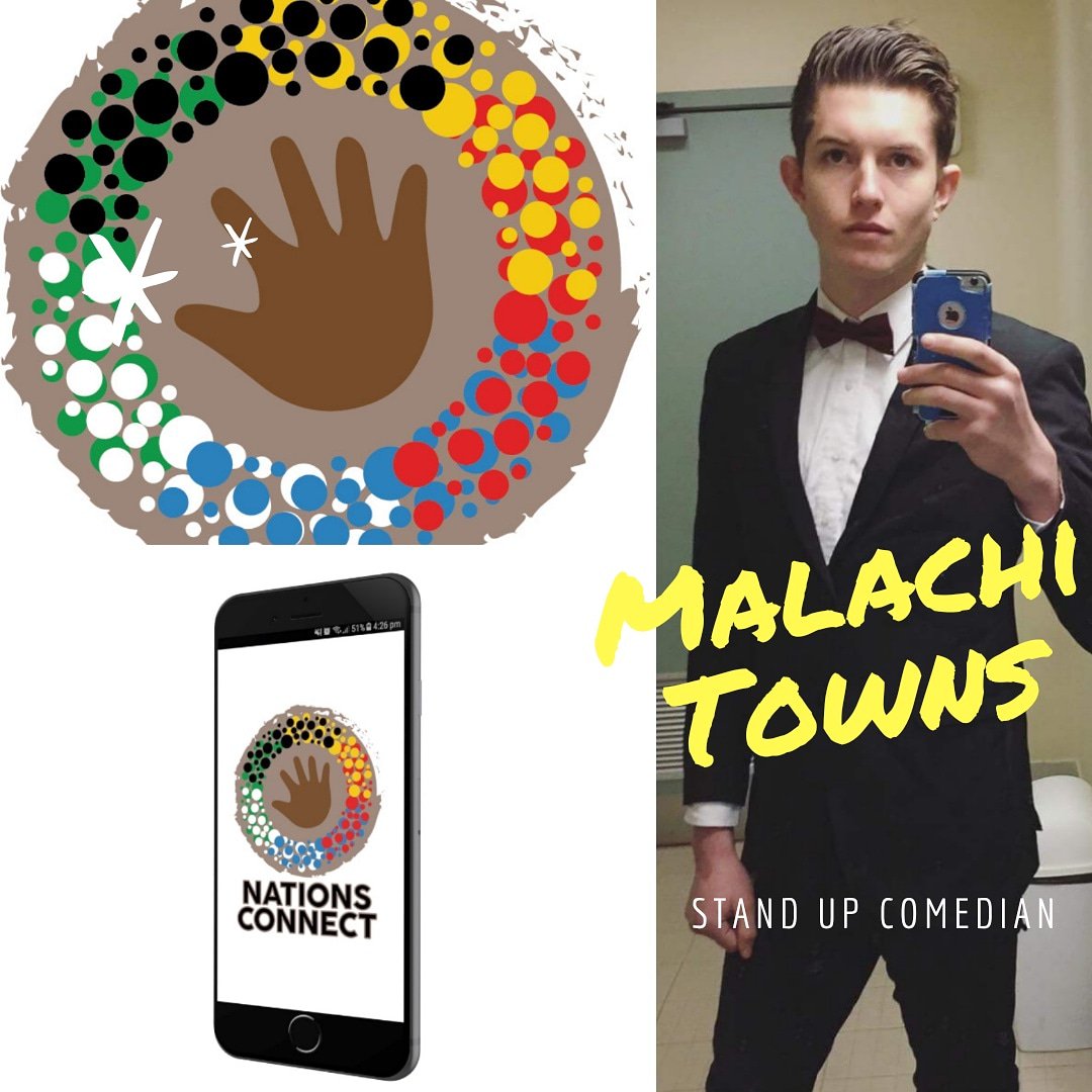 Malachi Towns, an Indigenous stand up comedian and entertainer has officially signed with the #NationsConnect #App. Available for events. 
#Funny #Aboriginal
#comedy #INDIGENOUS
Download and check him out on the Nations Connect App.