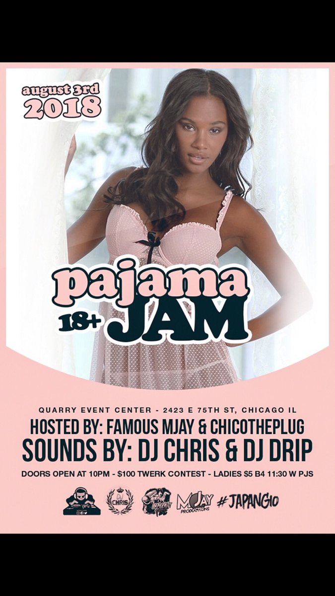 Realchiefchum's tweet photo. If you need a move this Friday🚗💨

I HAVE YOU COVERED 🤼‍♂️🤼‍♀️

Welcome to the #PajamaJukeJam 🕺🏽💃🏽

Hosted by @1FreeBandMJay &amp; #ChicoThePlug 🔌

Sounds by @Chris2TN 🚀 and @TheOnlyDJDrip 💧

Sponsored by: @Realchiefchum &amp; #JapanGio

#astronautflee 🚀💔 https://t.co/67OQ7IOBDY