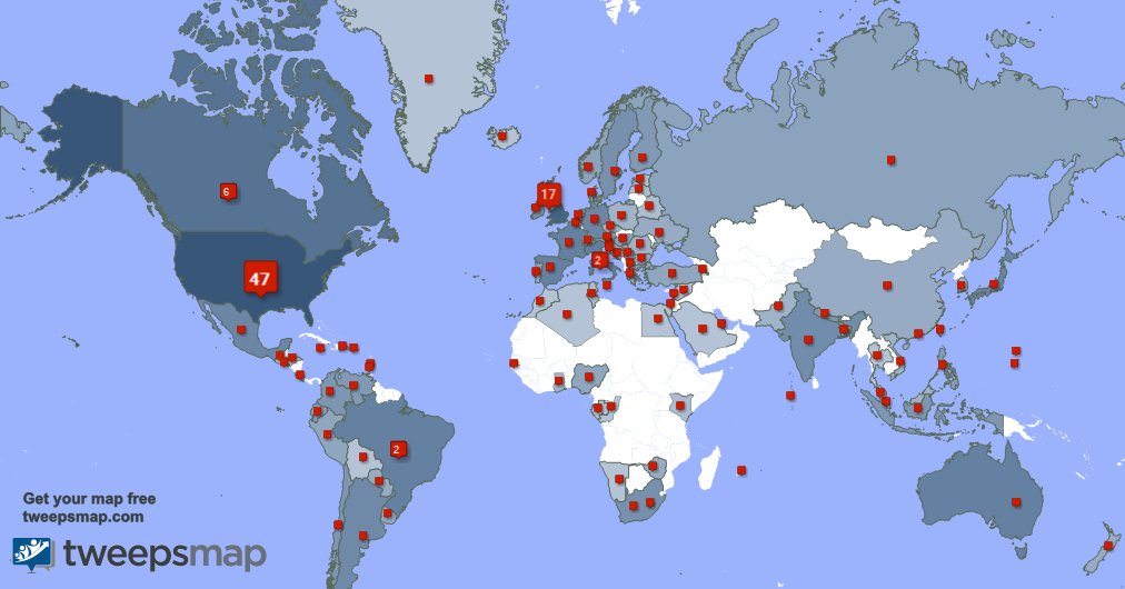 Special thank you to my 6 new followers from UK., and more last week. tweepsmap.com/!GuitCast .