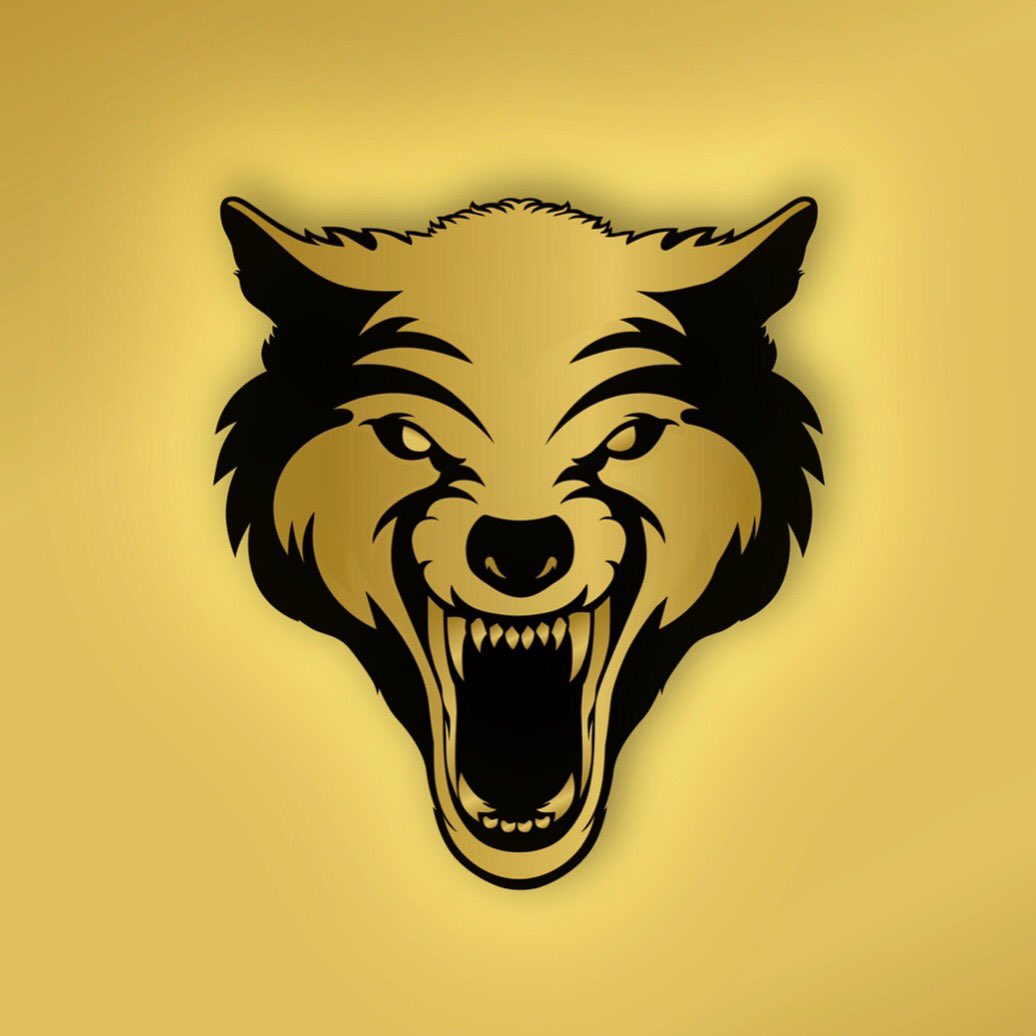 Deon Woodard Golden Wolf Logo Brand Graphicdesign