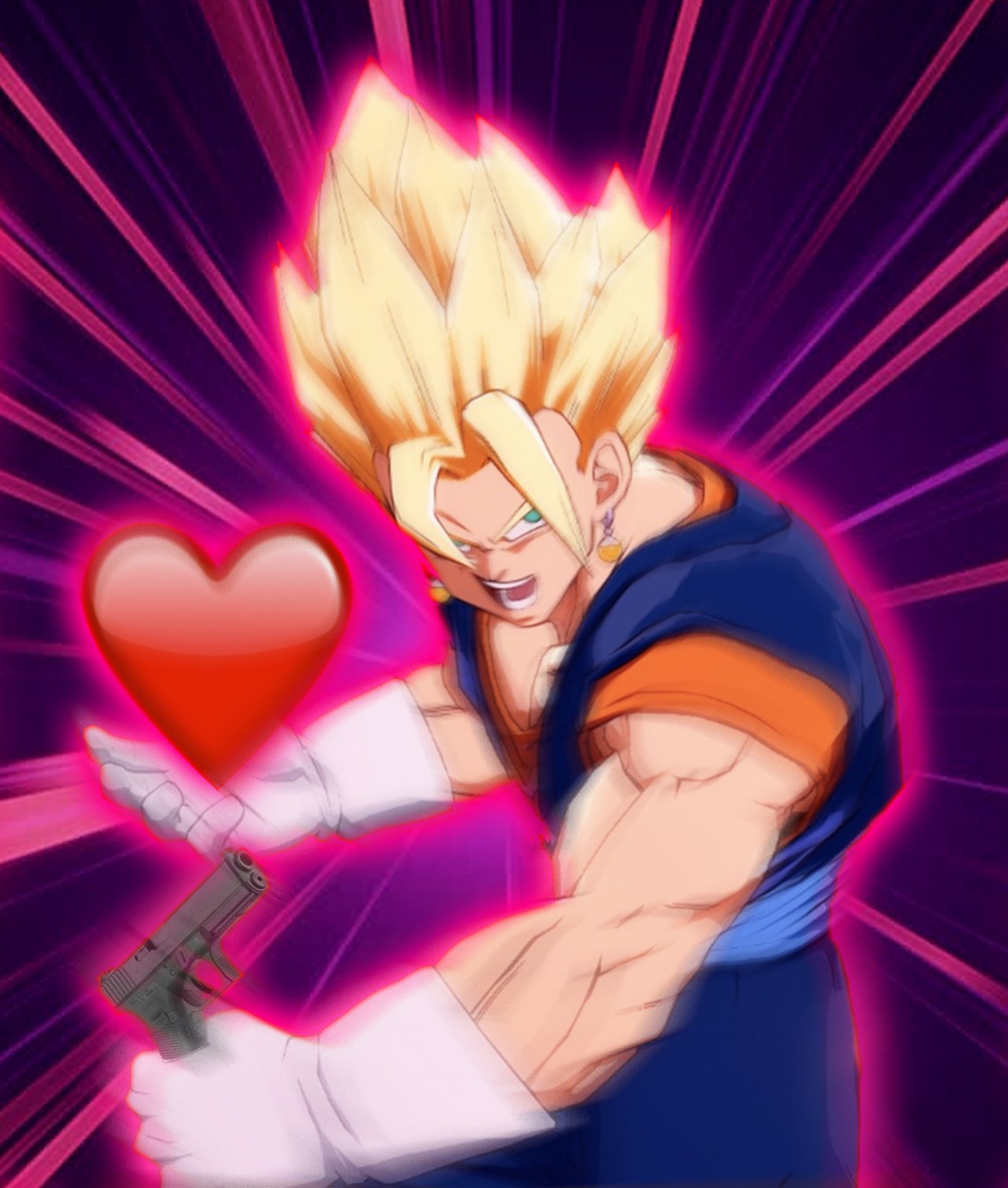 So this is love — Hey! I saw you do some hcs for Vegito, so if