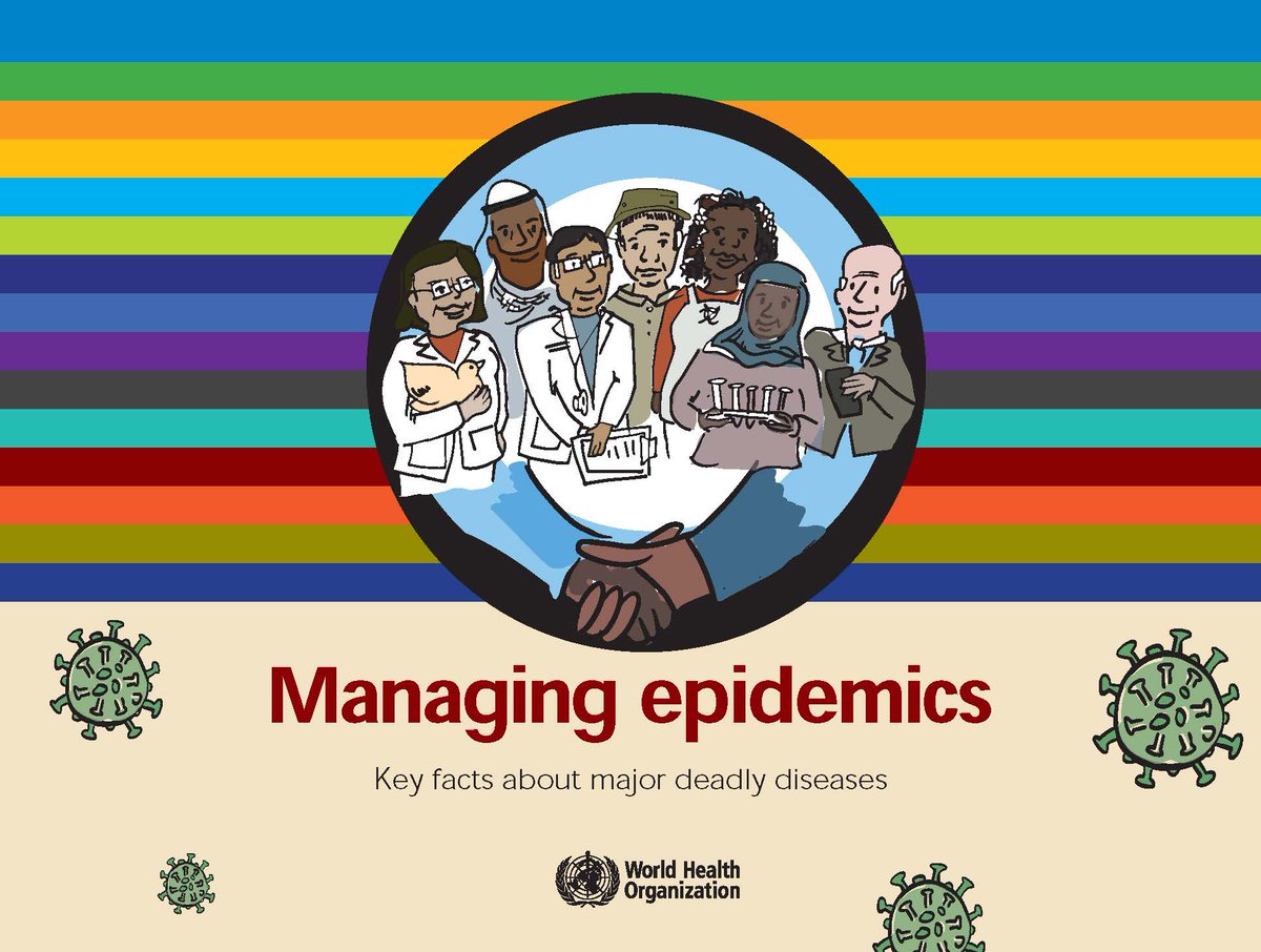 WHOTLS's tweet photo. Managing #epidemics: #KeyFacts about major deadly diseases
This updated @WHO manual provides concise and up-to-date knowledge of 15 #infectious diseases that have the potential to become international threats and tips on how to respond to each of them
#healthcare #Emergency https://t.co/bxOoJ1A7ug