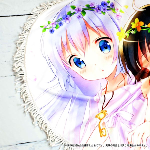 ムービックの中の人 ご注文はうさぎですか 受注限定商品 チマメ隊の美麗イラストを使用した丸型タオルが登場 タオル として使うもよし 床に敷いて寝転ぶもよし 用途多彩なビッグサイズのタオルです 受注期間は 8月22日 水 まで お見逃し
