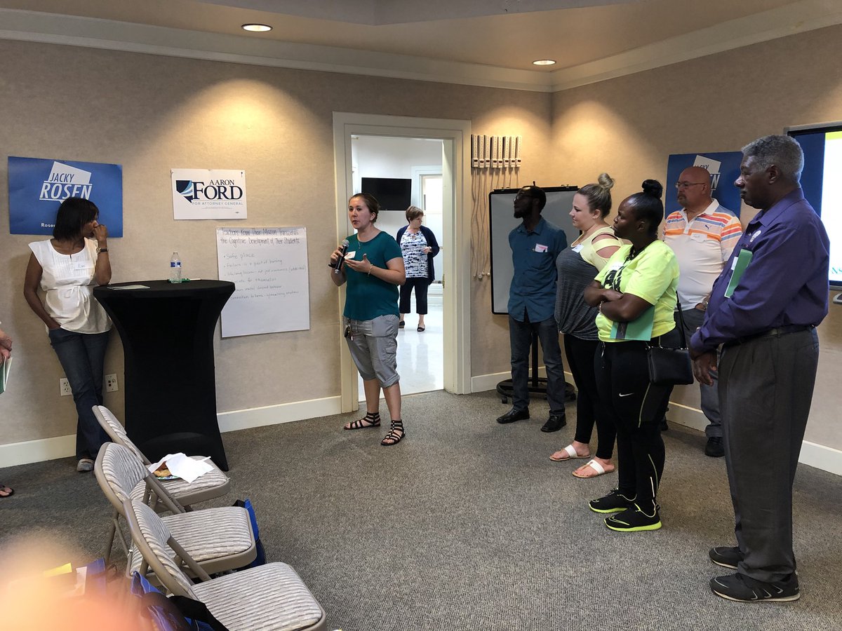 k_dockweiler's tweet image. Honored to help facilitate discussions at @NSEAOnline @NVNationalBoard  introduction to #AccomplishedTeaching for new @ClarkCountySch teachers. #WholeChild