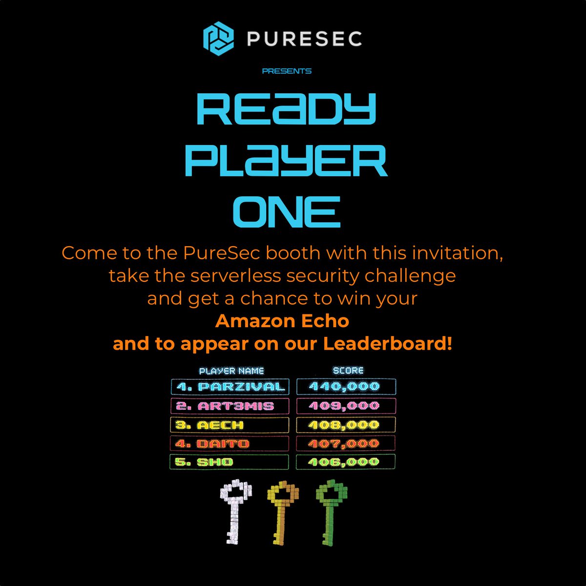PureSecTeam's tweet image. We are ready for @Serverlessconf. Looking forward to seeing you in our booth. #AWSLambda #serverless #ServerlessSecurity