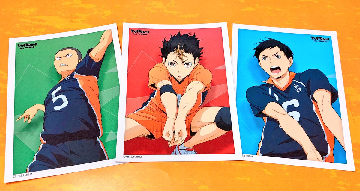 ハイキュー!! j-world イラストシート ハイキュー!! j-world イラストシート