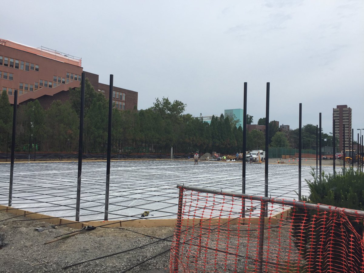 Wondering how the MIT tennis court renovation is going for the home of <a href="/MITWTennis/">MIT Women's Tennis Team</a> and <a href="/MITtennis/">MIT Men's Tennis</a>?! It's moving right along here in Cambridge! #RollTech <a href="/ITA_Tennis/">ITA</a> <a href="/MITnews/">MIT News</a> <a href="/NCAADIII/">NCAA Division III</a>