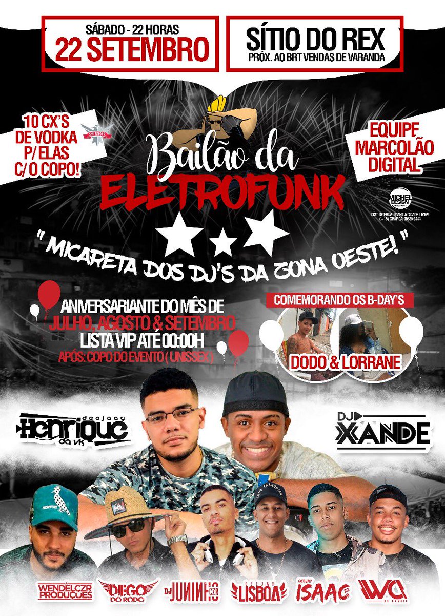 EletrofunkFest's tweet photo. Dia 22/09 tem baile da eletro então só vem !! Melhor baile do começo ao fim muito coro!! Lista VIP entra em contato !! Vodka pra elas 💥🎉#bombomorena #Ébaileee😻📸 https://t.co/k8XHIQV1M1