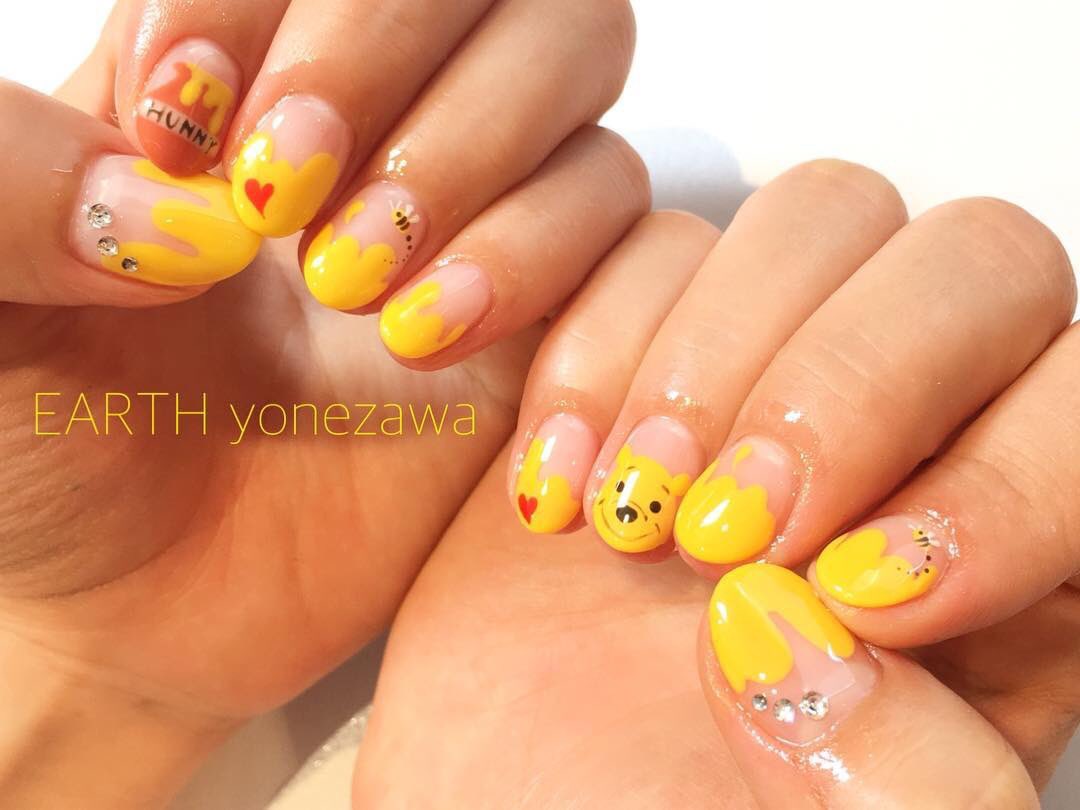 Earth米沢店 美容室 Pa Twitter お客様nail プーさんネイル Earth米沢店 ジェルネイル 米沢 山形 米沢ネイル 米沢ネイルサロン 山形県 米沢市 米沢市美容室 米沢市ネイル 山形ネイルサロン ネイルデザイン ネイル ニュアンスネイル 米沢ネイルサロン Earth