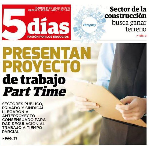 Buena iniciativa el proyecto de trabajo Part Time!