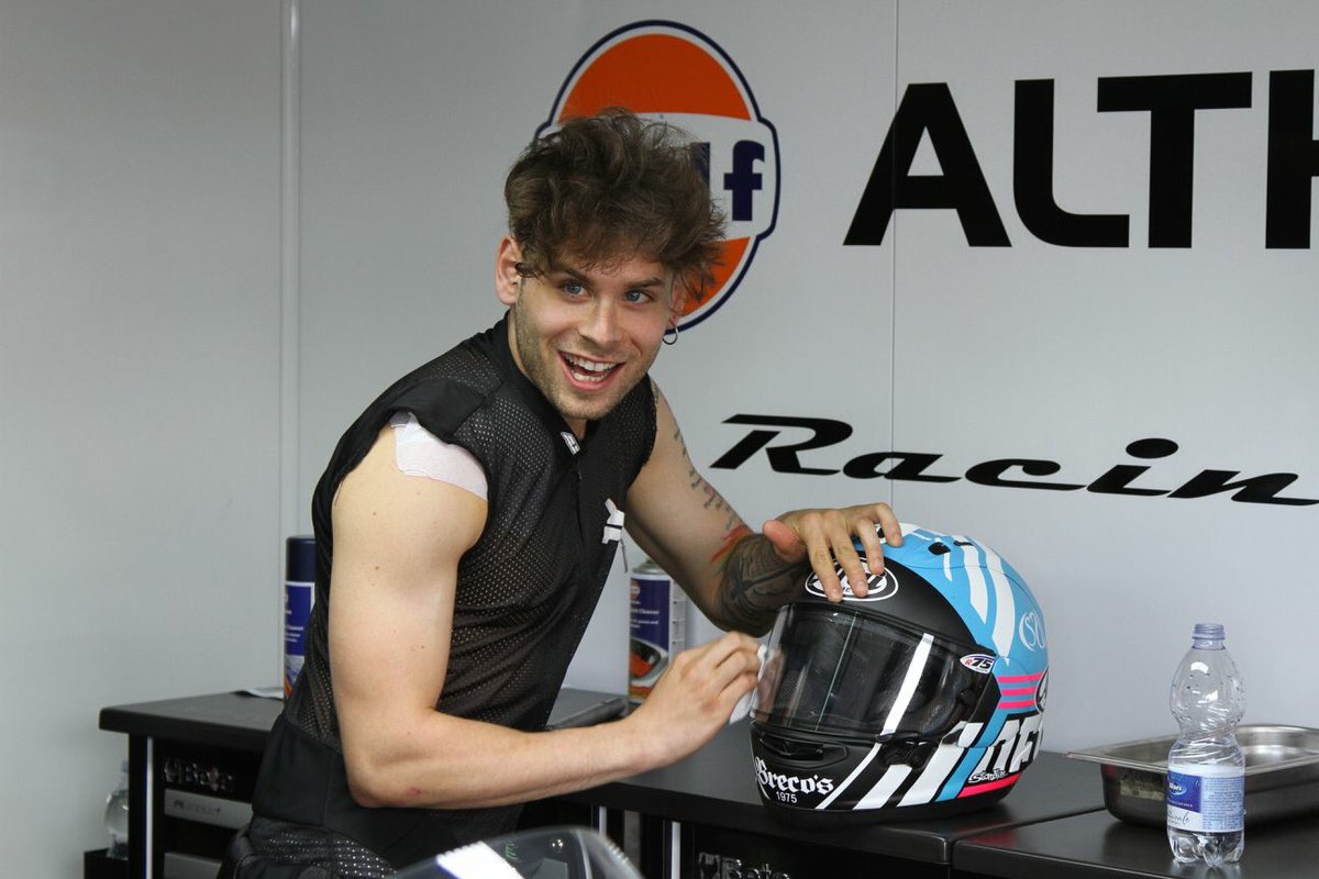 AltheaRacing's tweet photo. Oggi il nostro Alessandro Delbianco compie gli anni, da parte di tutto il Team Althea tantissimi auguri di buon compleanno 🤓.

Happy birthday Alessandro Delbianco from whole Althea BMW Racing Team.
#goAlthea #HappyBirthday https://t.co/0osn6Qa5dg