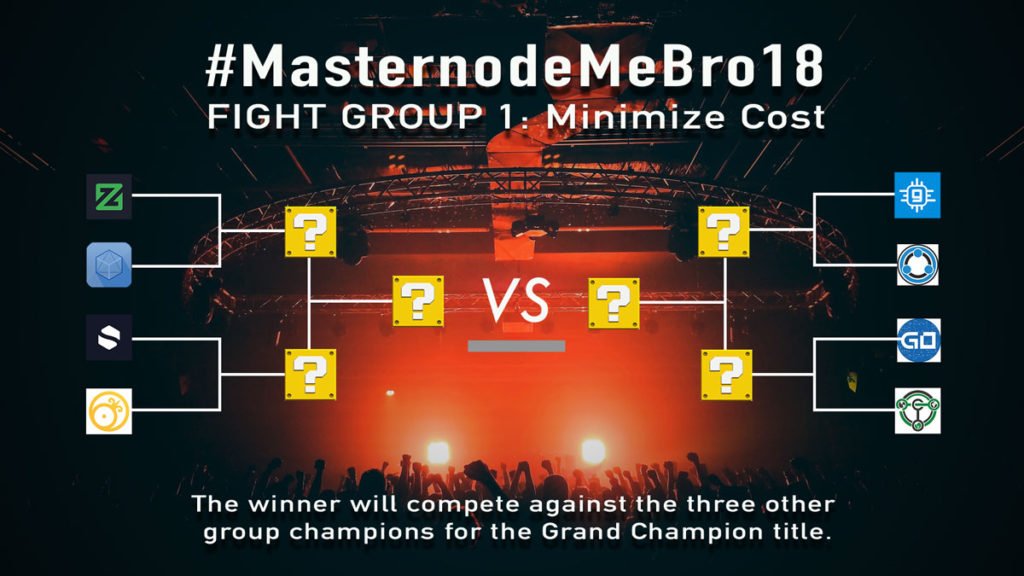 briandcolwell's tweet photo. Fight Group 1: #MasternodeMeBro18
#Zcoin $XZC v. #Dynamic $DYN
#Stakenet $XSN v. #Solaris $XLR
#GINCoin $GIN v. #TransferCoin $TX
#GoByte $GBX v. #Terracoin $TRC
https://t.co/RLJqntCyY6 @OmniAnalytics @Kristen_Colwell @BrianDColwell https://t.co/2mqPR79iPo